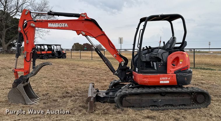 image for item DU6558 2019 Kubota  U55-4 mini excavator
