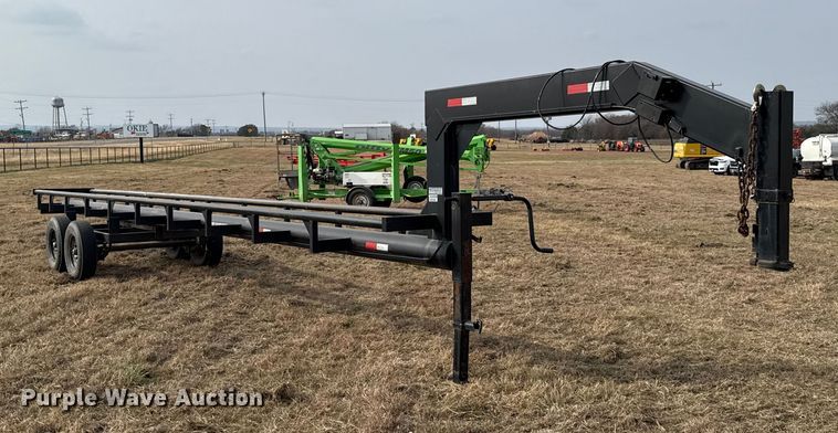 image for item DU6559 2023 Burks Best Mfg GS40 hay bale trailer