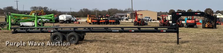 image for item DU6559 2023 Burks Best Mfg GS40 hay bale trailer