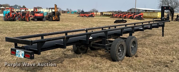 image for item DU6559 2023 Burks Best Mfg GS40 hay bale trailer