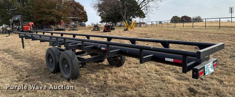 image for item DU6559 2023 Burks Best Mfg GS40 hay bale trailer