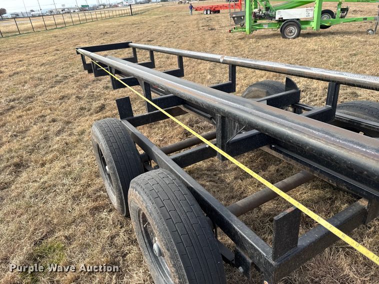 image for item DU6559 2023 Burks Best Mfg GS40 hay bale trailer