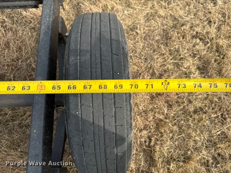 image for item DU6559 2023 Burks Best Mfg GS40 hay bale trailer