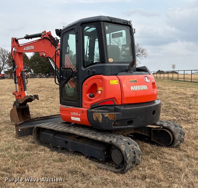 image for item DU6562 2021 Kubota U55-4 mini excavator
