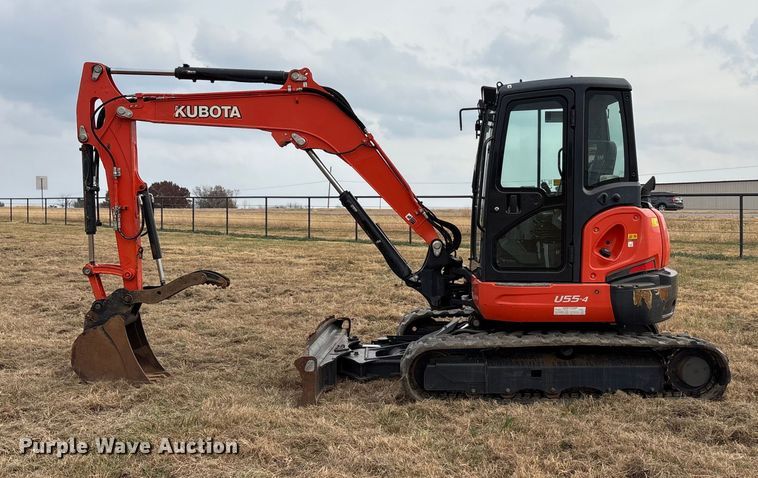 image for item DU6562 2021 Kubota U55-4 mini excavator