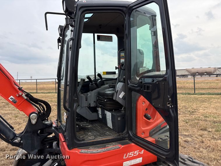 image for item DU6562 2021 Kubota U55-4 mini excavator