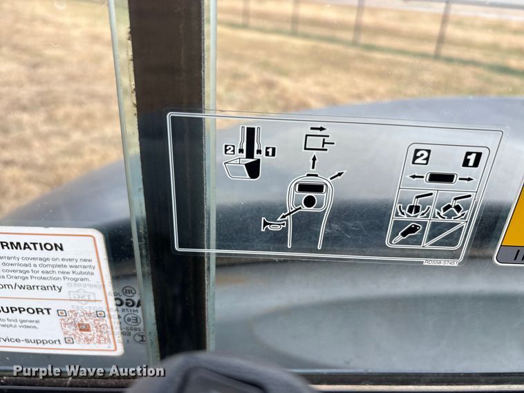 image for item DU6562 2021 Kubota U55-4 mini excavator