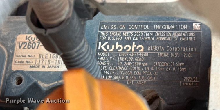 image for item DU6564 2020 Kubota SVL65-2 tracked skid steer loader