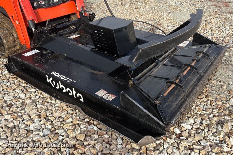 image for item EA7793 2022 Kubota Sc6072 skid steer rotary mower
