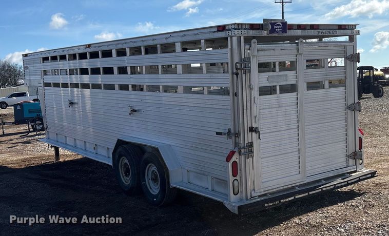 image for item EA7794 1992 Barrett livestock trailer