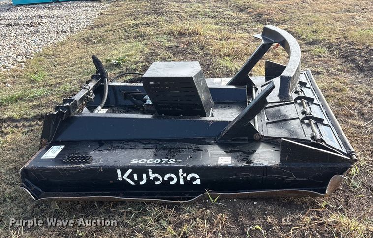 image for item EA7795 2023 Kubota skid steer rotary mower