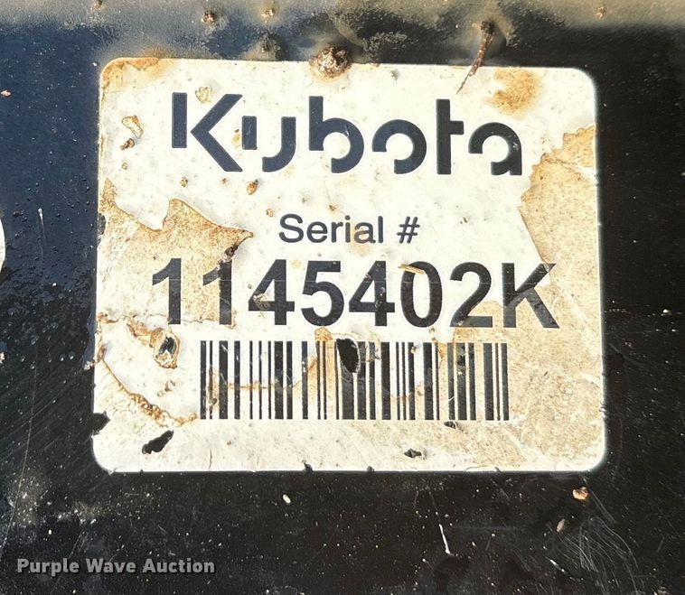 image for item EA7795 2023 Kubota skid steer rotary mower