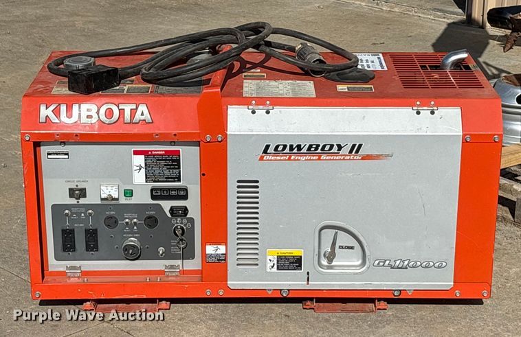 image for item EA7796 Kubota GL11000 generator
