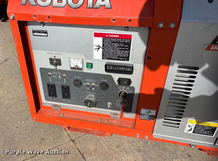 image for item EA7796 Kubota GL11000 generator