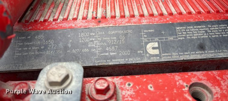 image for item EA7844 2017 Kenworth T880 roll-off container truck