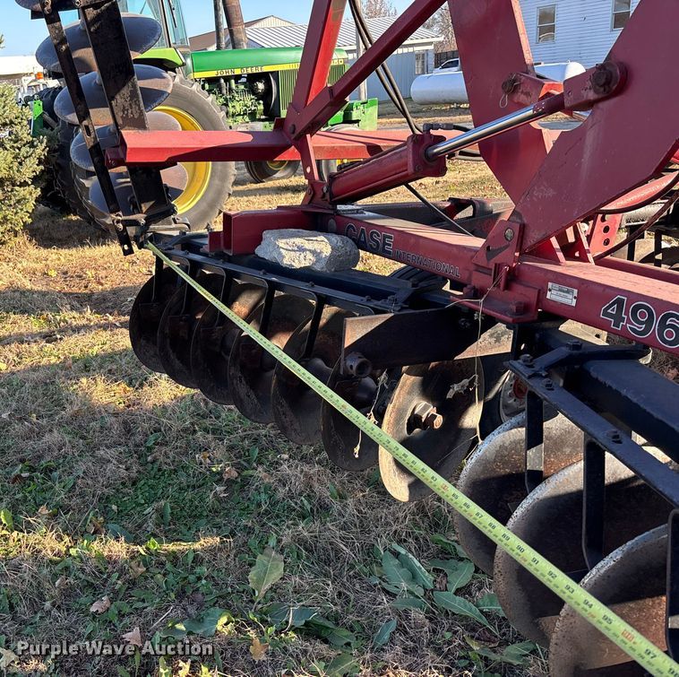 image for item DK0160 JI Case 496 Disk Harrow tandem disk