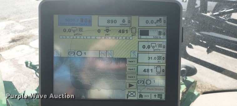 image for item DO2366 2012 John Deere 4730 sprayer