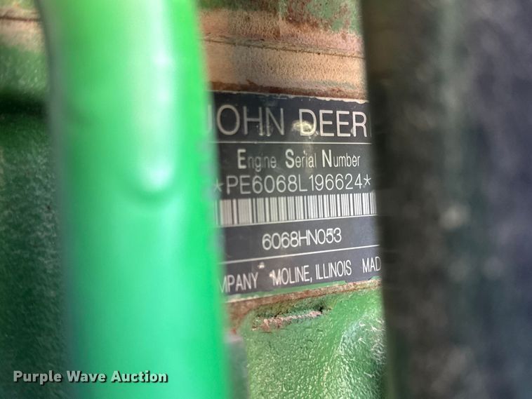 image for item DO2366 2012 John Deere 4730 sprayer