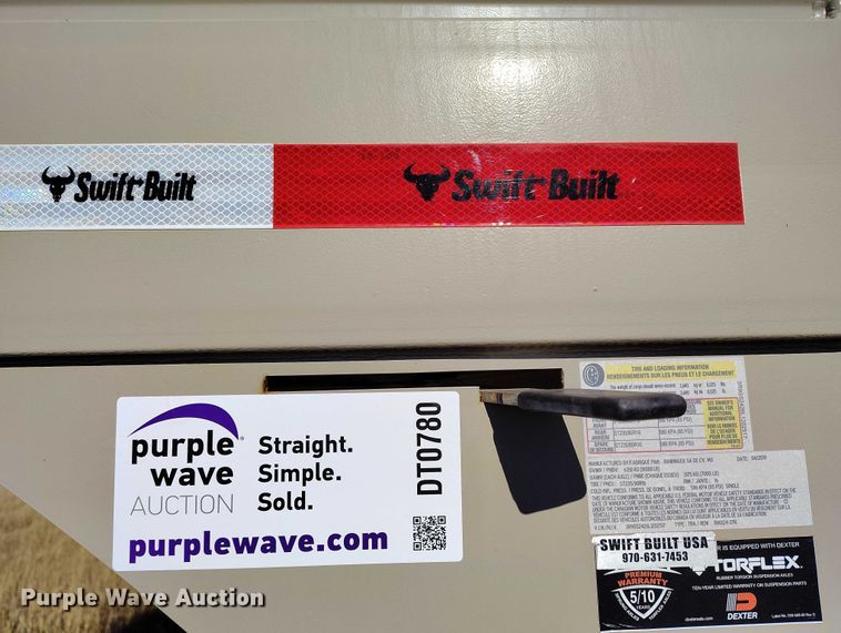 image for item DT0780 2020 Swift Built RMX24-27K livestock trailer