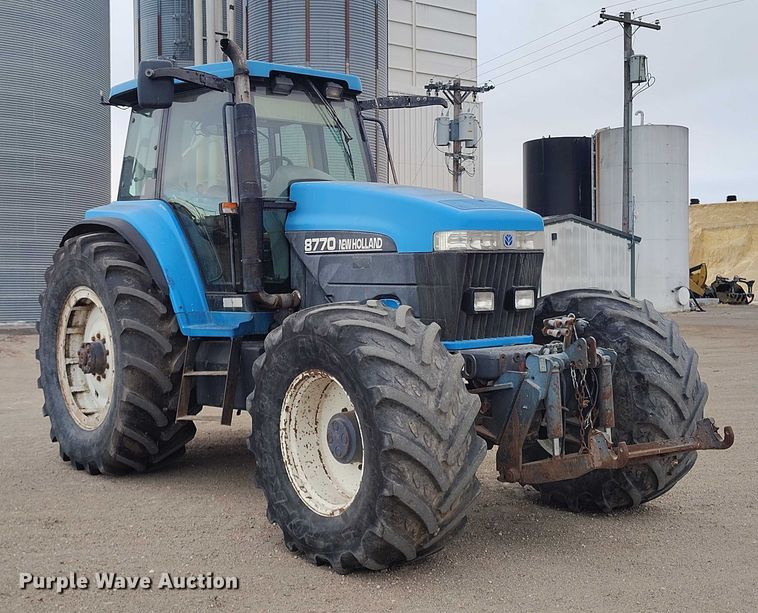 image for item DT0805 1999 New Holland 8770 MFWD tractor