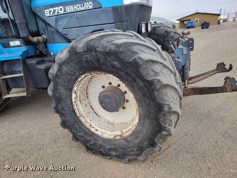 image for item DT0805 1999 New Holland 8770 MFWD tractor