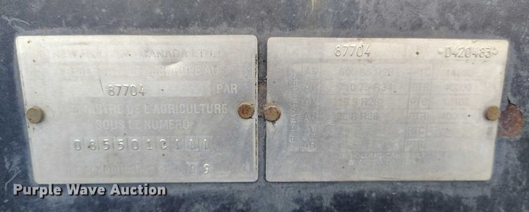 image for item DT0805 1999 New Holland 8770 MFWD tractor