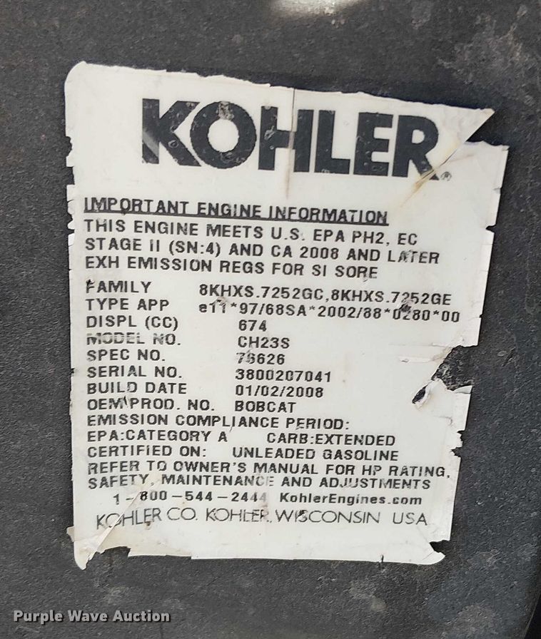 image for item DT4513 2008 Miller Bobcat 225 welder