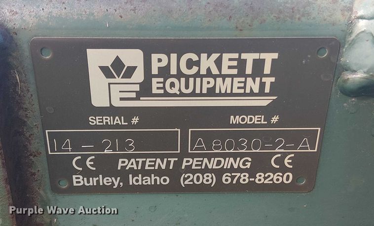 image for item DT4515 Pickett A8030-2-A step ahead bean rod cutter / windrower