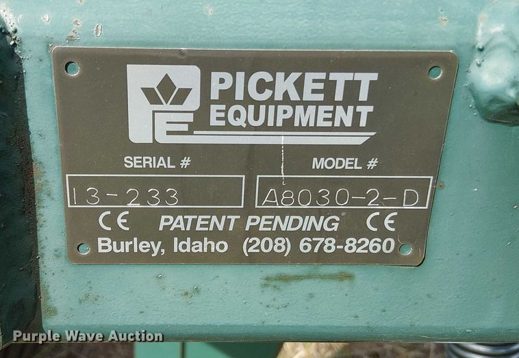 image for item DT4518 Pickett A8030-2-D step ahead bean rod cutter / windrower