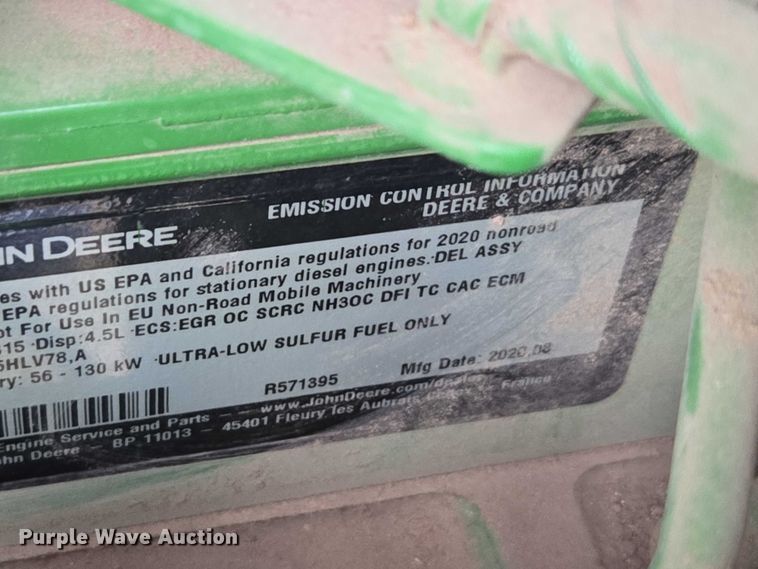 image for item DT4519 2020 John Deere 5115M MFWD tractor