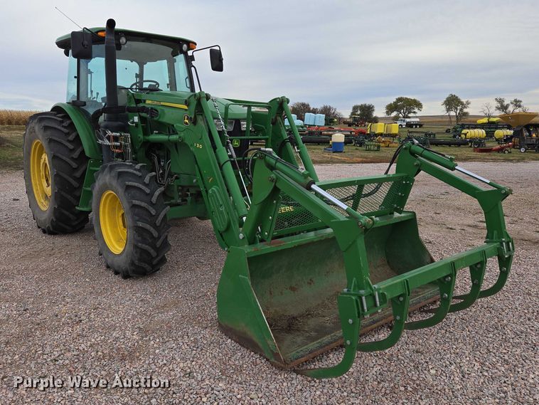 image for item DT4520 2018 John Deere 6120E MFWD tractor