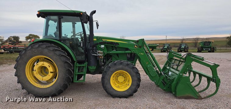 image for item DT4520 2018 John Deere 6120E MFWD tractor