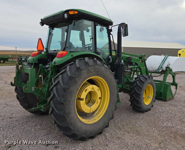 image for item DT4520 2018 John Deere 6120E MFWD tractor