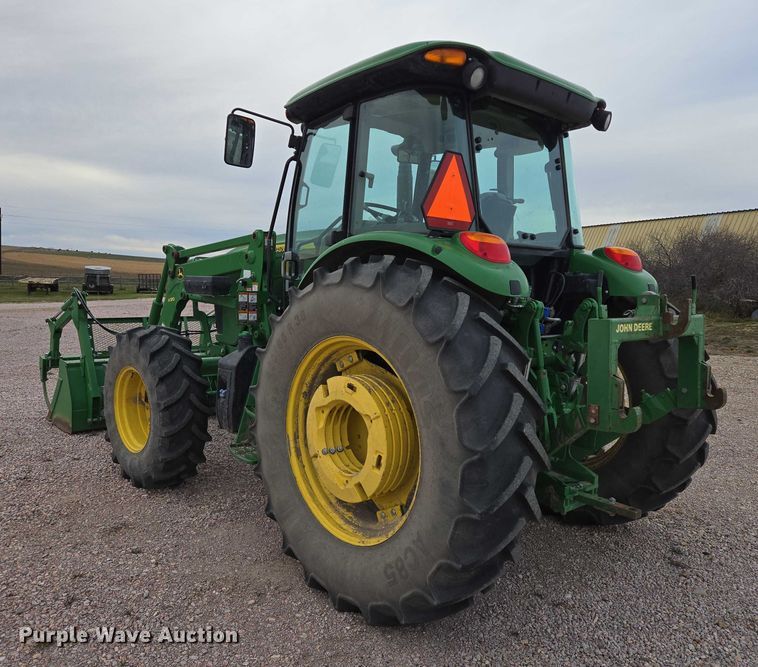 image for item DT4520 2018 John Deere 6120E MFWD tractor