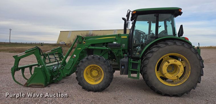 image for item DT4520 2018 John Deere 6120E MFWD tractor