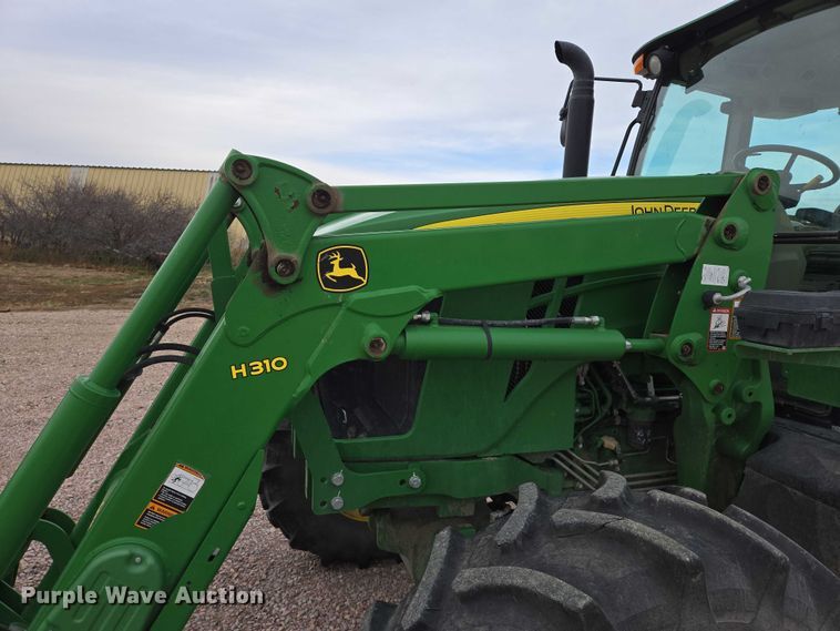 image for item DT4520 2018 John Deere 6120E MFWD tractor