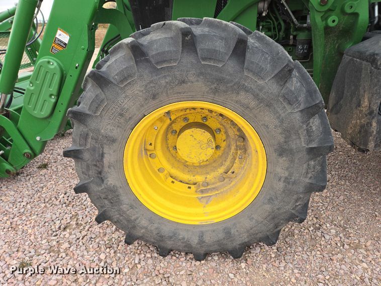image for item DT4520 2018 John Deere 6120E MFWD tractor