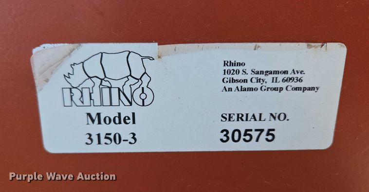 image for item DT4534 Rhino 3150-3 batwing rotary mower