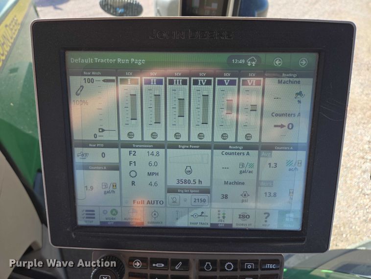 image for item DT4537 2014 John Deere 8295R MFWD tractor