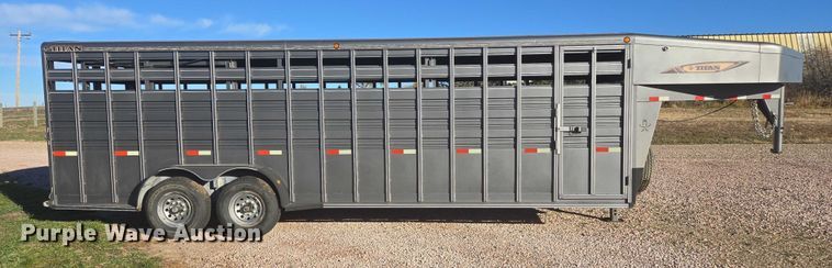 image for item DT4542 2016 Titan Trailer Mfg livestock trailer