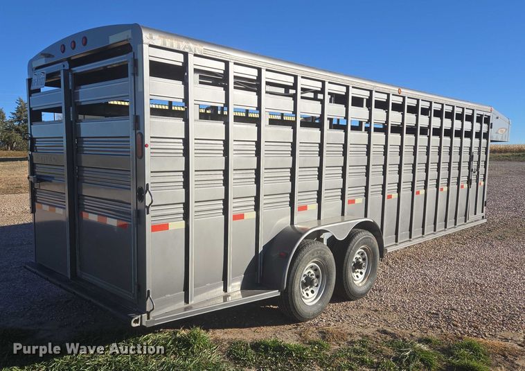 image for item DT4542 2016 Titan Trailer Mfg livestock trailer