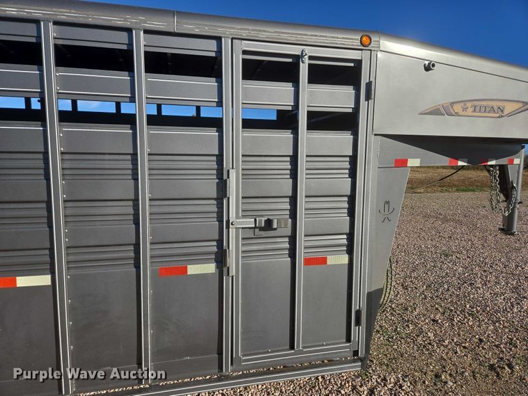 image for item DT4542 2016 Titan Trailer Mfg livestock trailer