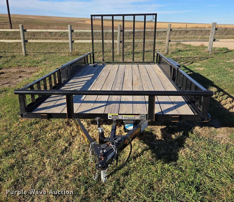 image for item DT4543 2022 Doolittle HD Pro Series 8416 utility trailer