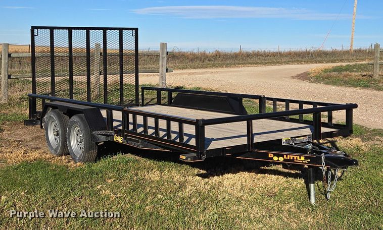 image for item DT4543 2022 Doolittle HD Pro Series 8416 utility trailer