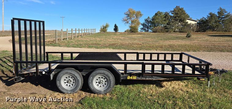 image for item DT4543 2022 Doolittle HD Pro Series 8416 utility trailer