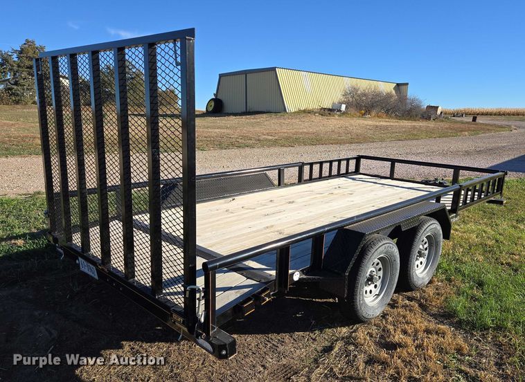 image for item DT4543 2022 Doolittle HD Pro Series 8416 utility trailer