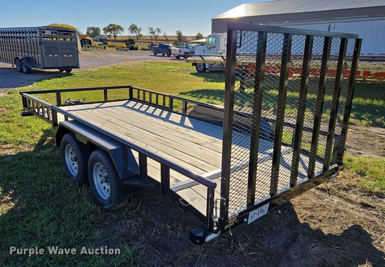 image for item DT4543 2022 Doolittle HD Pro Series 8416 utility trailer