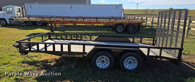 image for item DT4543 2022 Doolittle HD Pro Series 8416 utility trailer