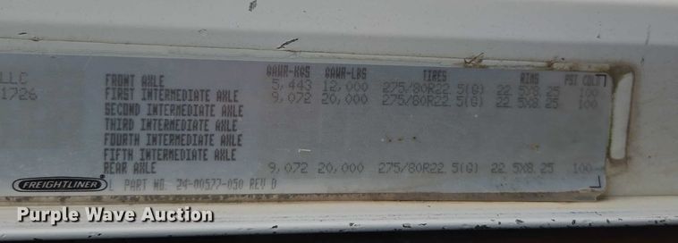 image for item DT4544 2001 Freightliner FLD semi truck