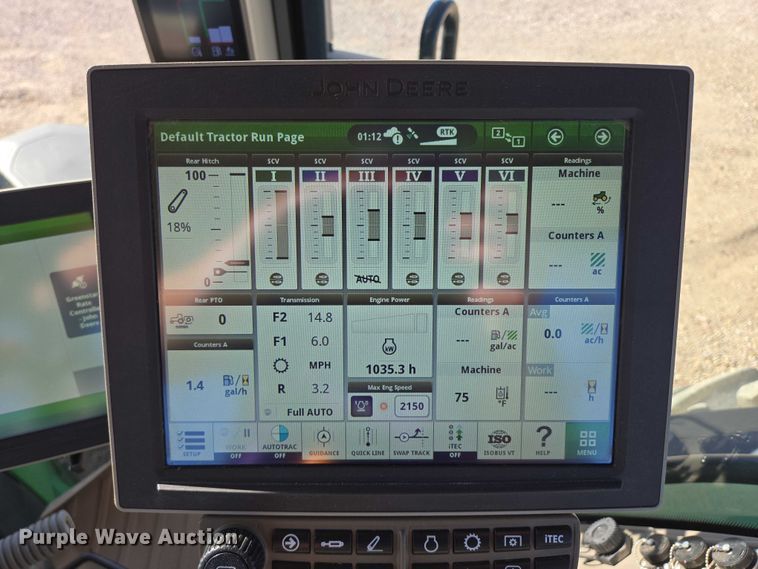 image for item DT4549 2020 John Deere 8R 310 MFWD tractor